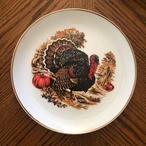 Vintage Turkey Plate